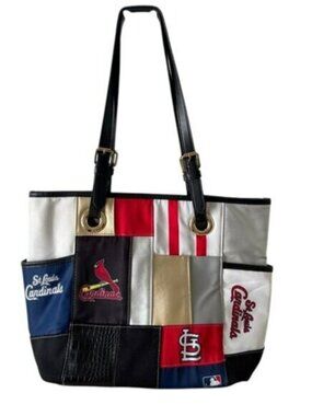 St. Louis Cardinals Patchwork‎ Tote Bag By Bradford Exchange